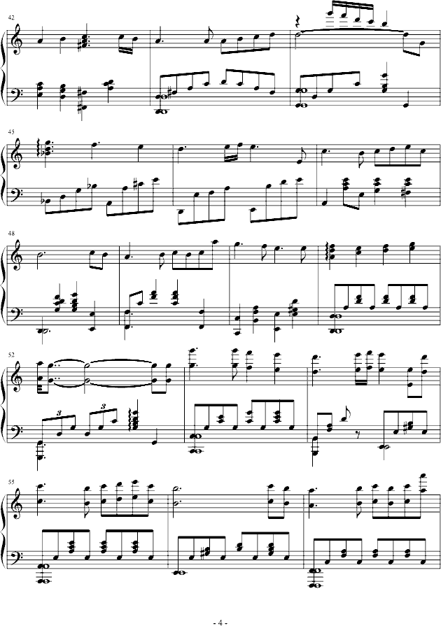 Sherry(原名紫风铃)-钢琴谱(钢琴曲)-塞外孤笛4