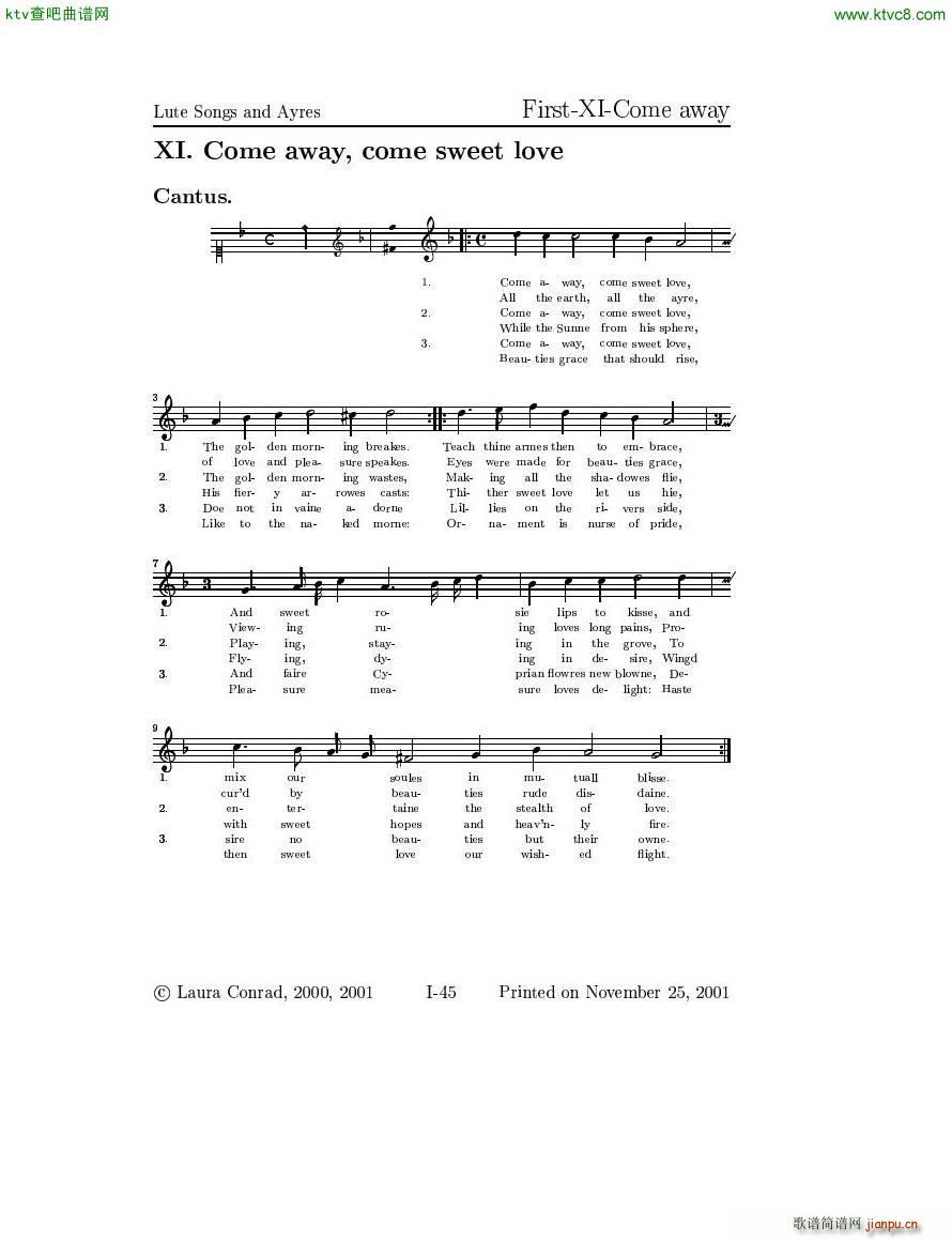 Dowland Lute Music 二1