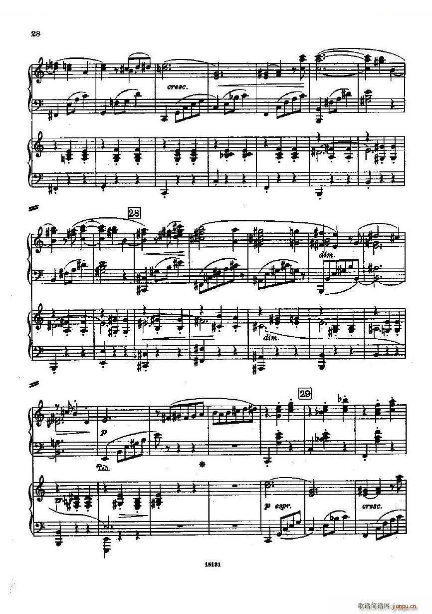 Dohnanyi Variations Nursery Rhyme Op25（一）28