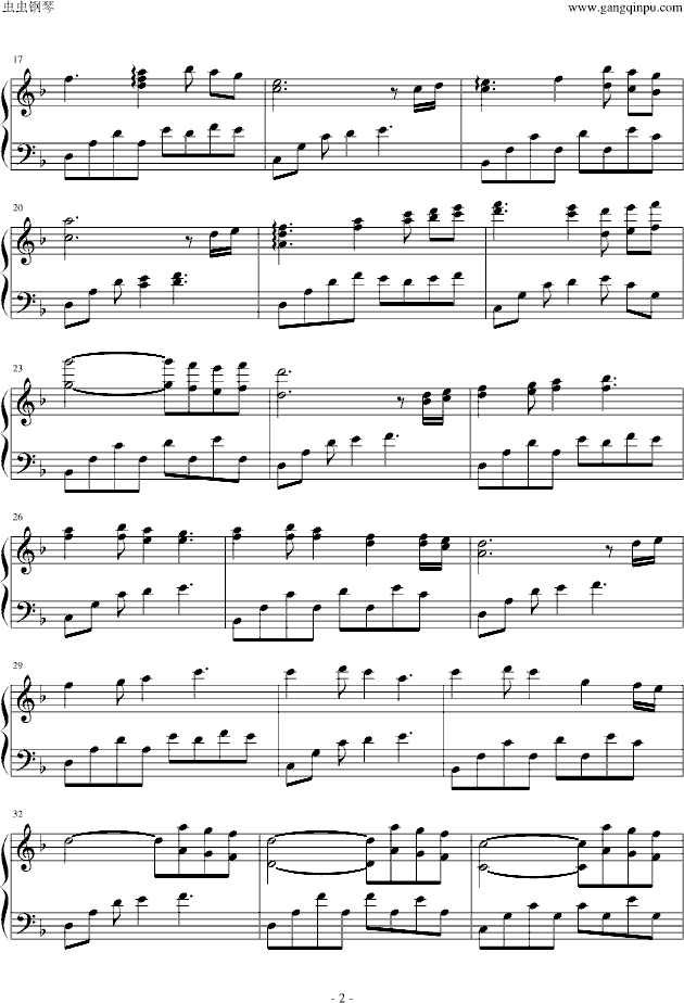 情人节快乐-钢琴谱(钢琴曲)-Chopinist2