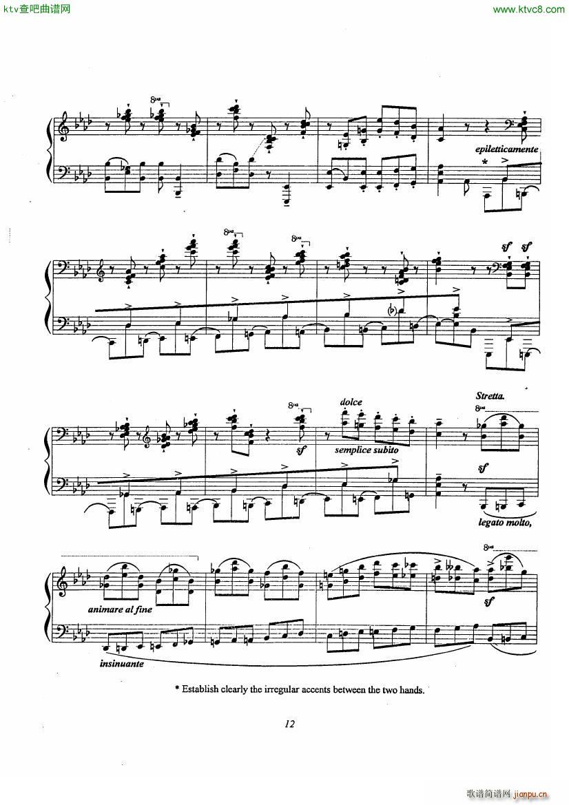 Etude No 9 D après Rossini12