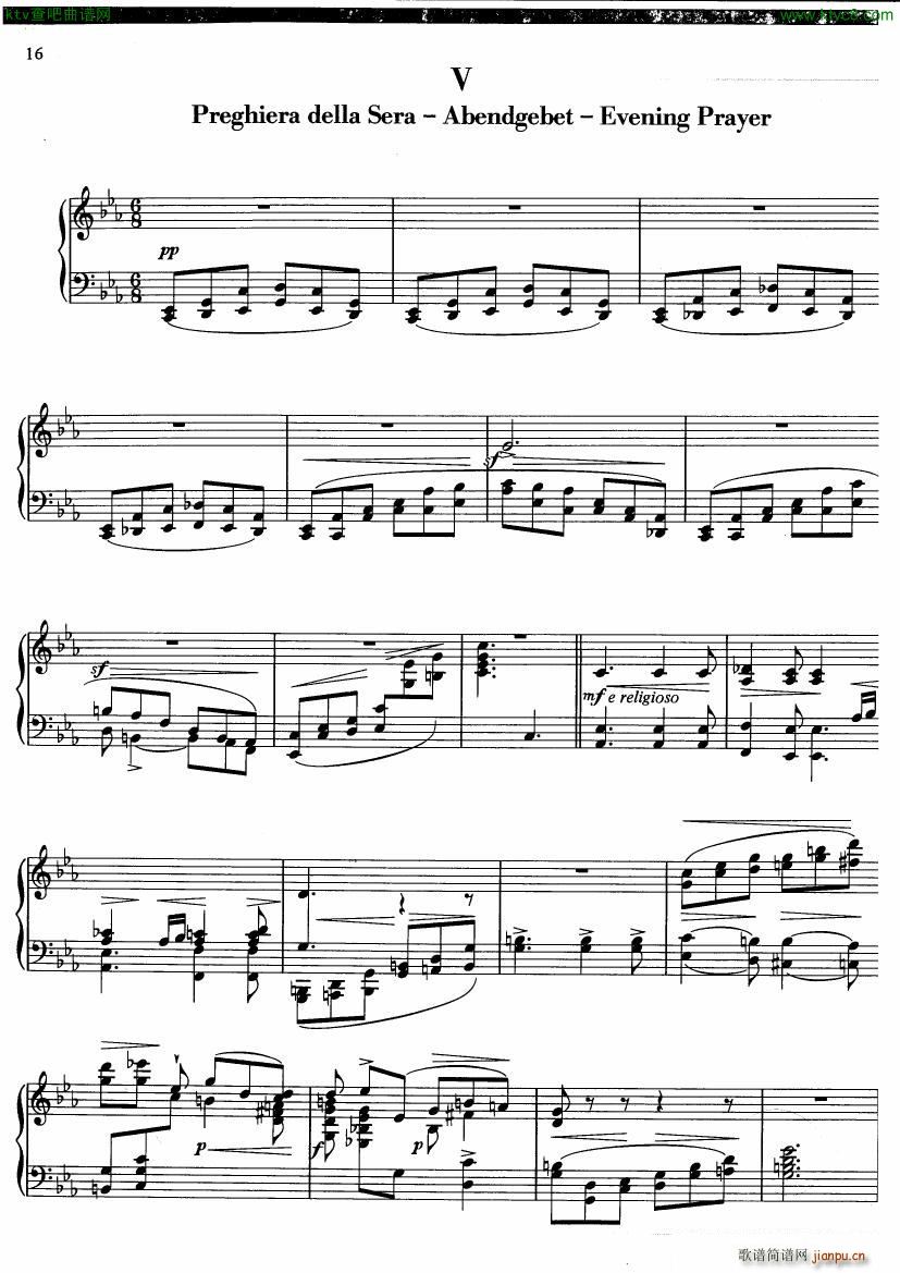 Busoni Suite Campestre for Piano13