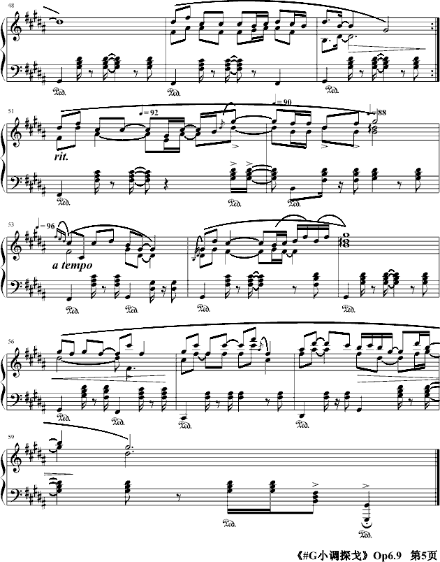 #G大调探戈Op6.9(The style of Chinese)_jerry57435