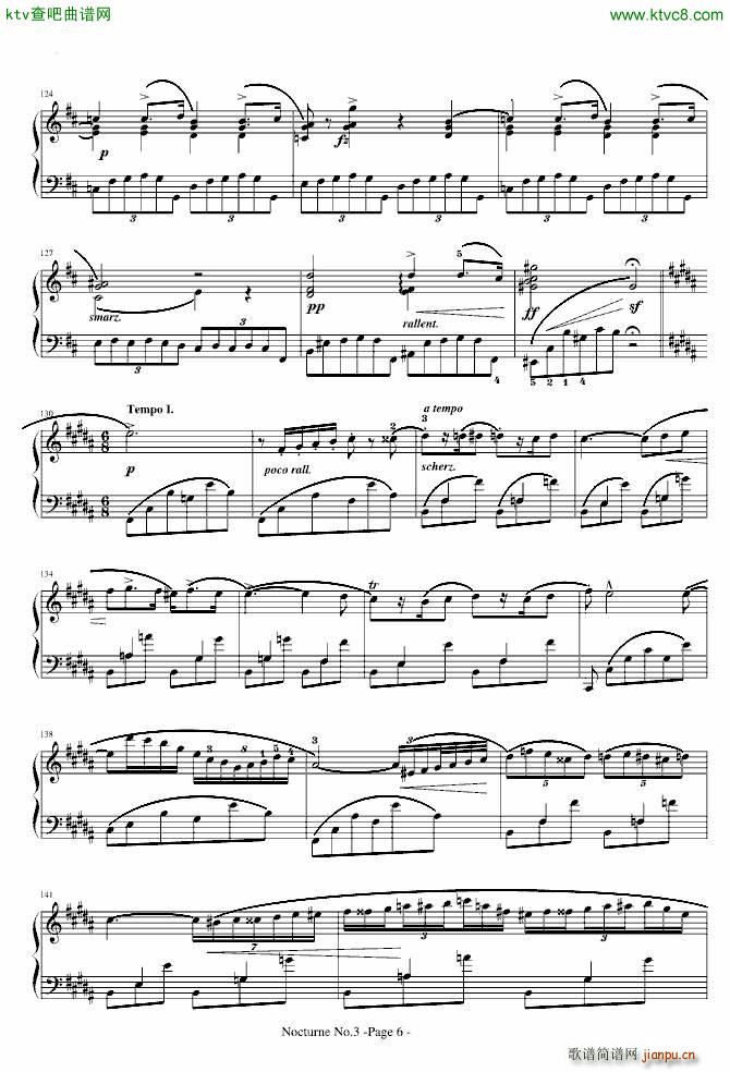 夜曲No 3 Op 9 3_肖邦 chopin6