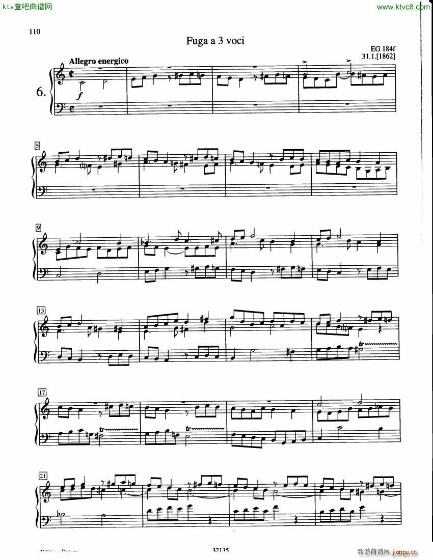 Grieg 7 Fugues EG184a 184g10