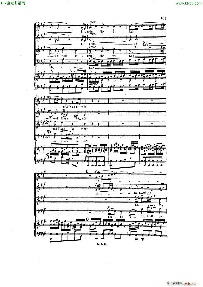 Bach JS BWV 248 Christmas Oratorio No 435