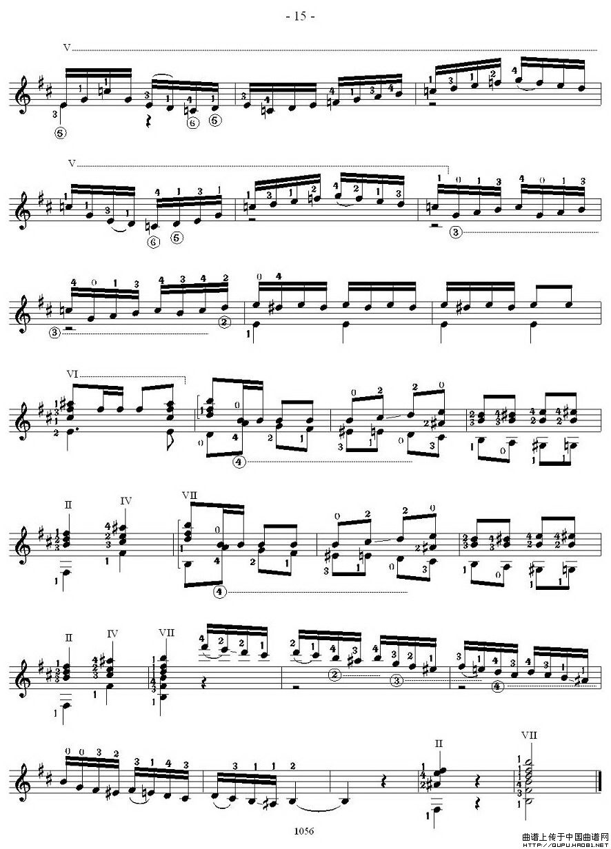 他雷加12首练习曲之82