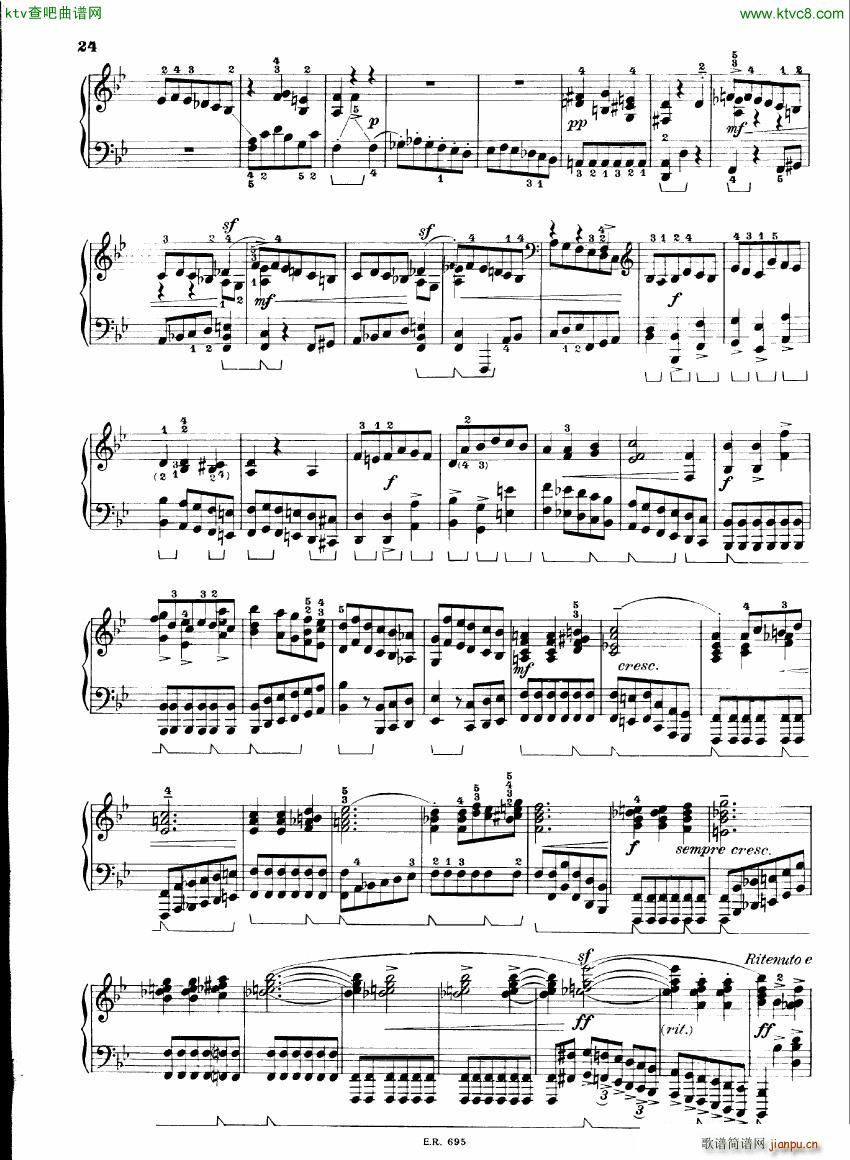 Busoni op37 Twenty Four Preludes 二16
