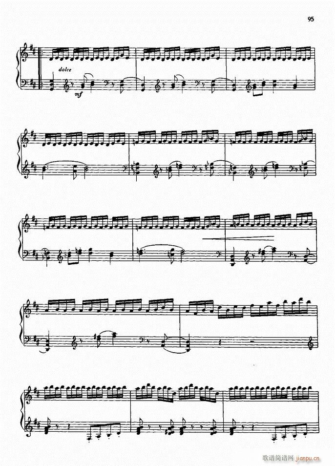钢琴 舞剧美人鱼选曲四首5