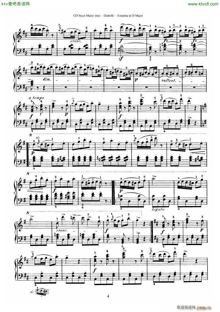 Diabelli Sonatinas Op 168 No 1 7 34P22