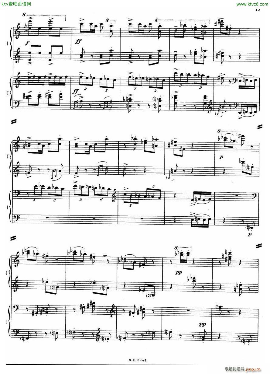Auric Partita for two pianos17