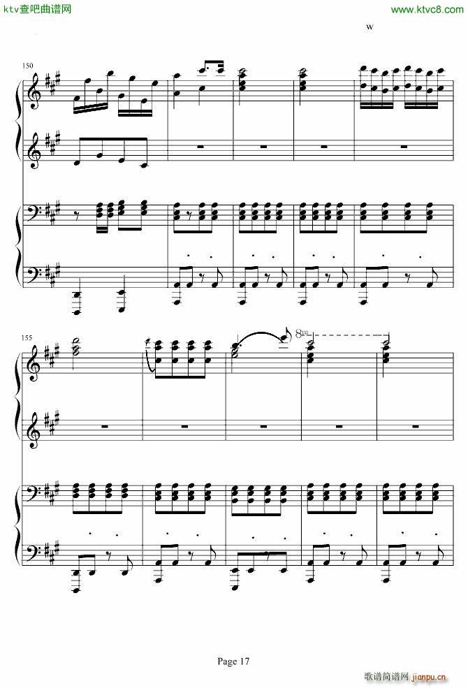 土耳其进行曲 四手联弹 李云迪_周杰伦17