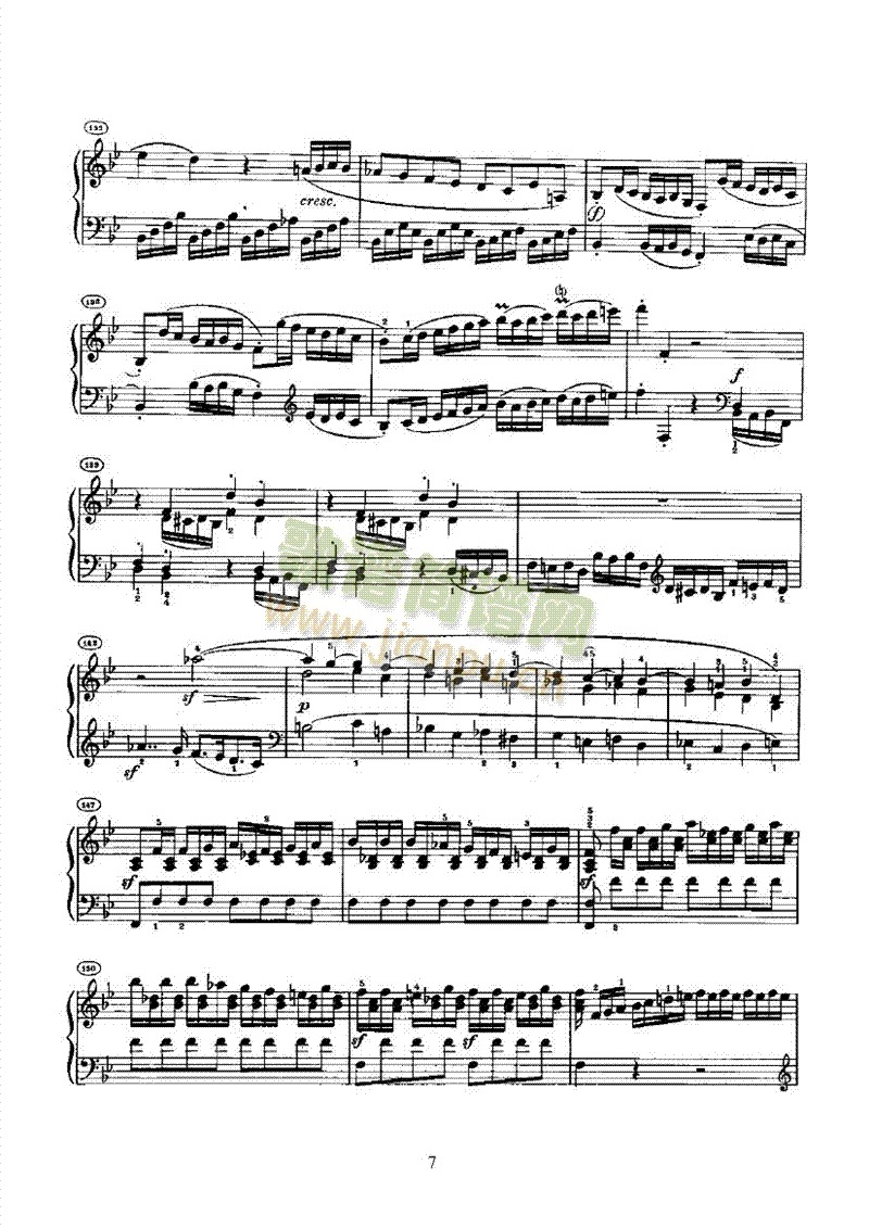 奏鸣曲(Opus22) 键盘类 钢琴7