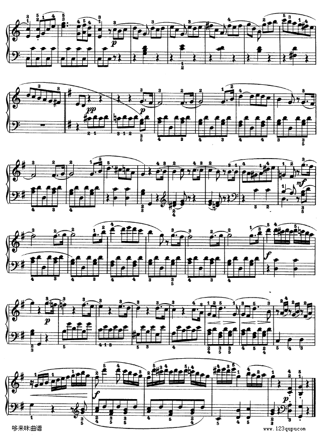第二十钢琴奏鸣曲-Op.49 No.2-贝多芬7