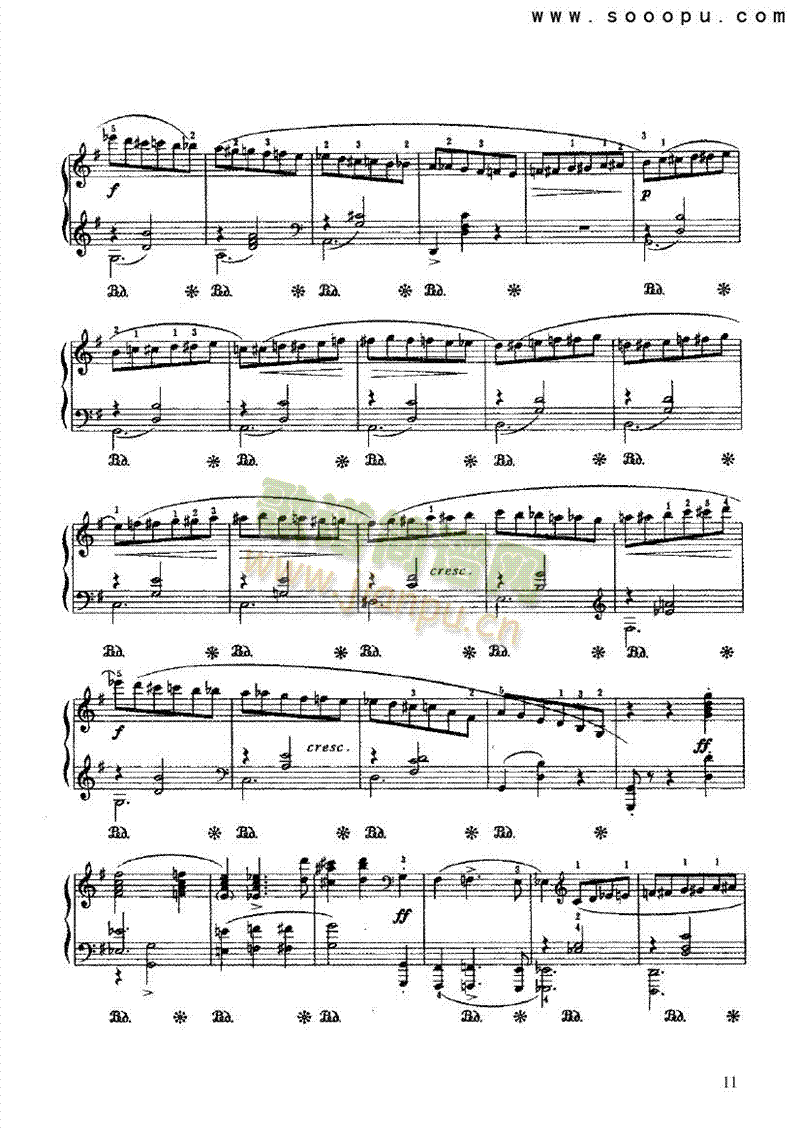 半音圆舞曲 键盘类 钢琴11