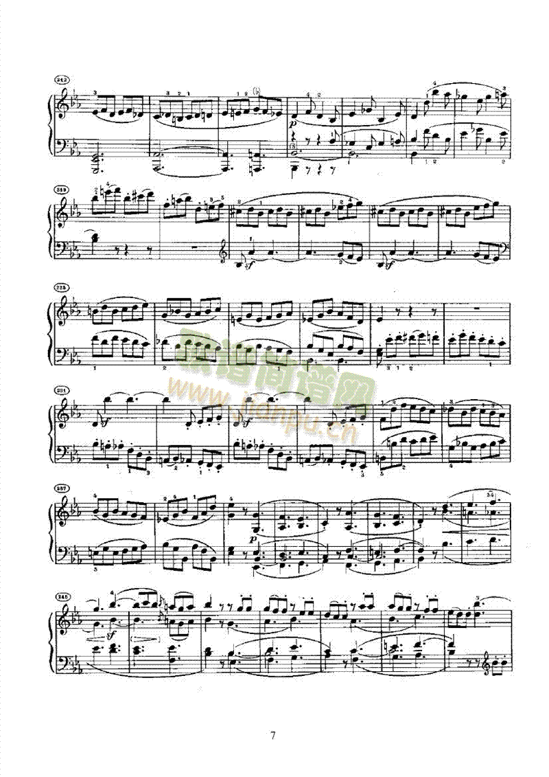 奏鸣曲(Opus7) 键盘类 钢琴7