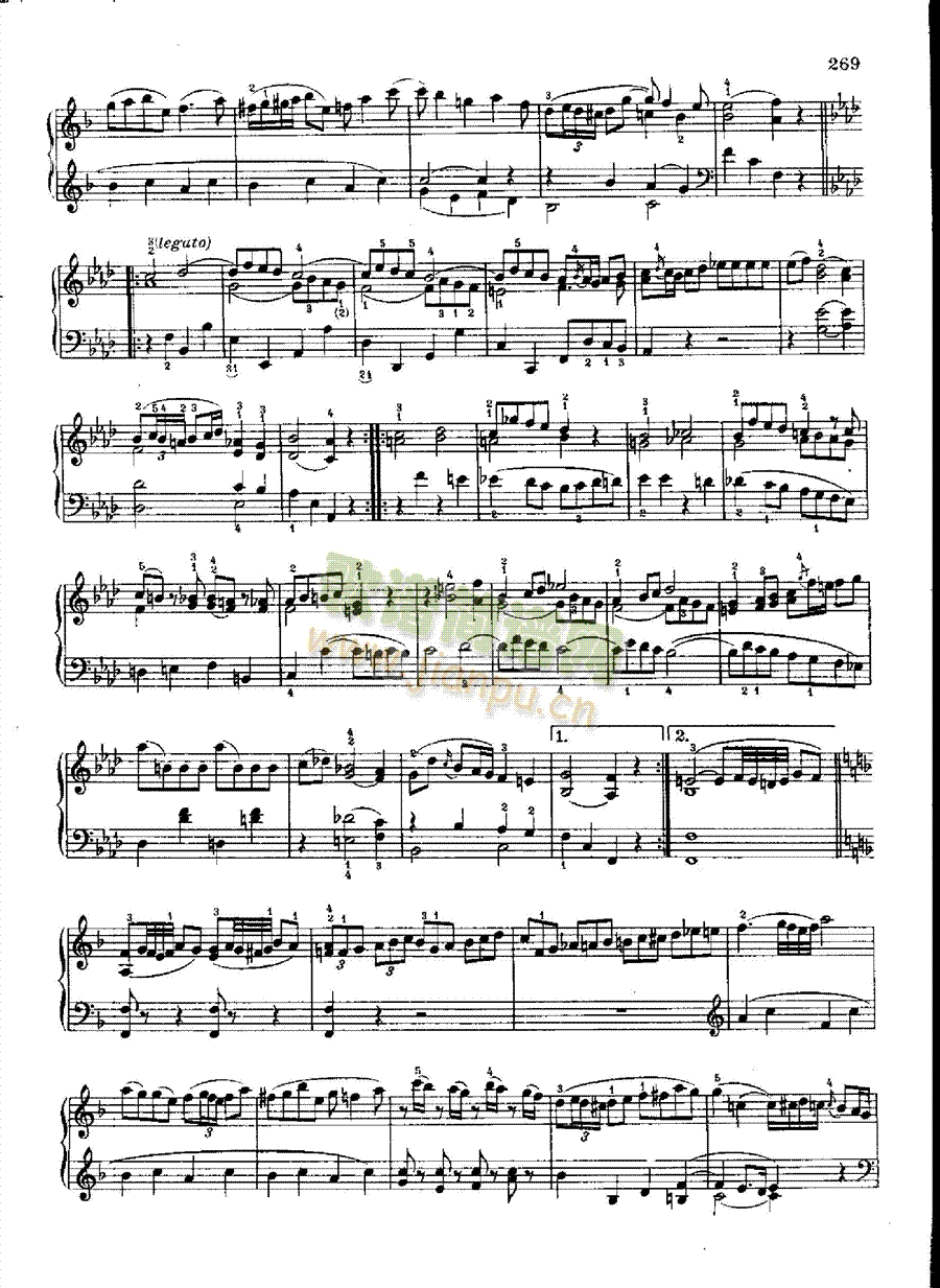 奏鸣曲Nr.533 键盘类 钢琴18