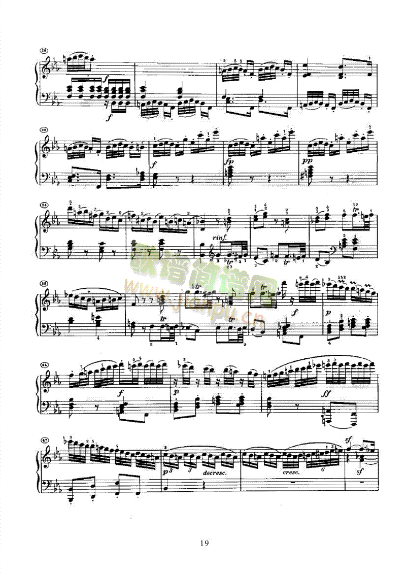 奏鸣曲(Opus7) 键盘类 钢琴19