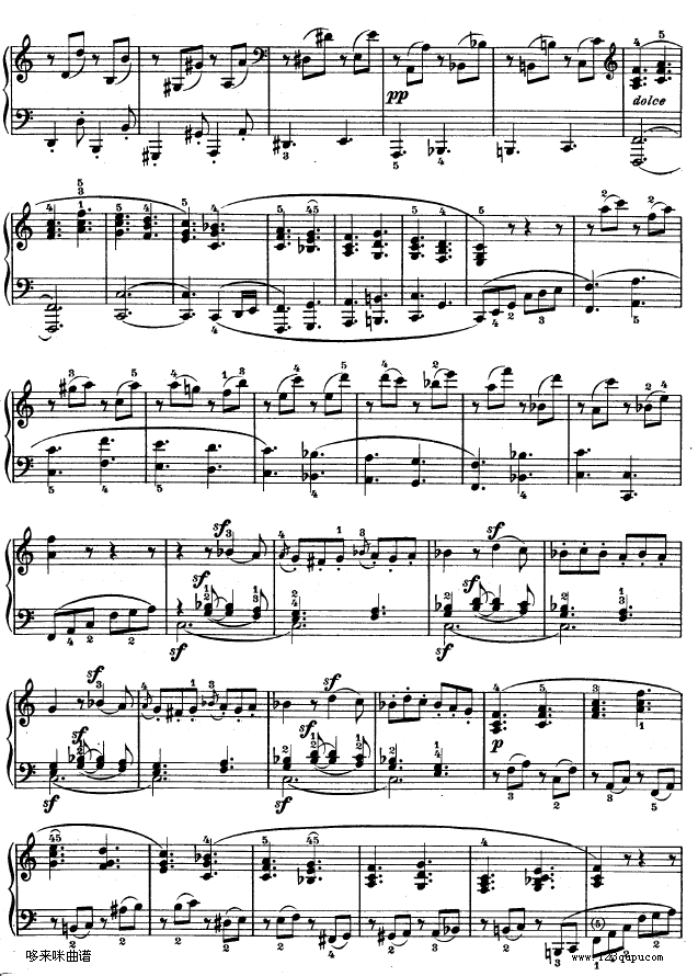 第三钢琴奏鸣曲 -Op.2 No.3-贝多芬21