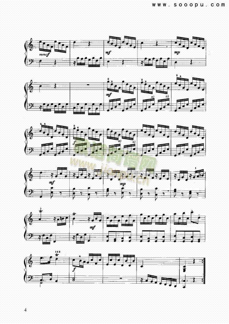 奏鸣曲 键盘类 手风琴4