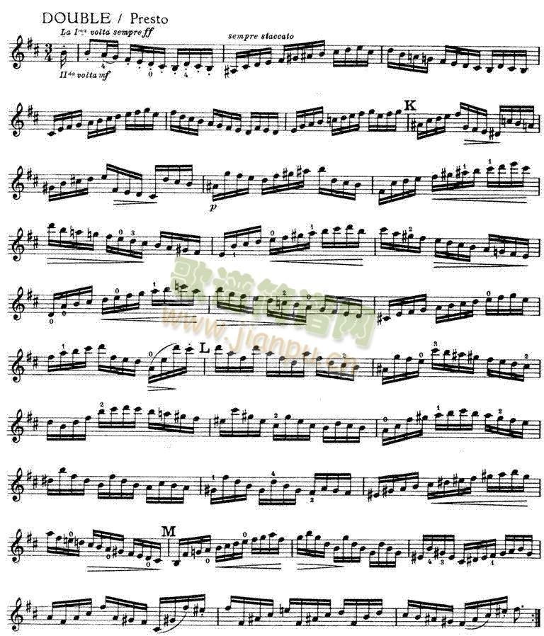巴赫《六首小提琴无伴奏奏鸣曲及组曲1-66