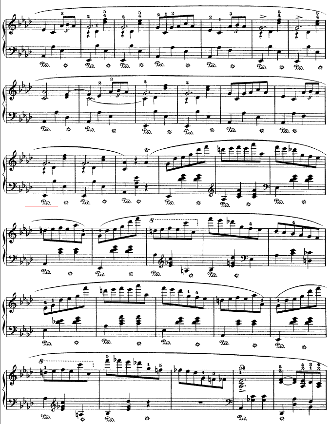 降A大调圆舞曲作品423