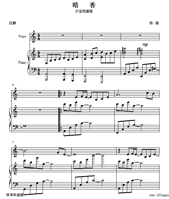 暗香-沙宝亮1
