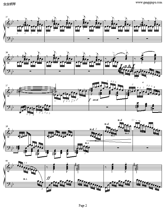 练习曲Op.72 No.2考级版2
