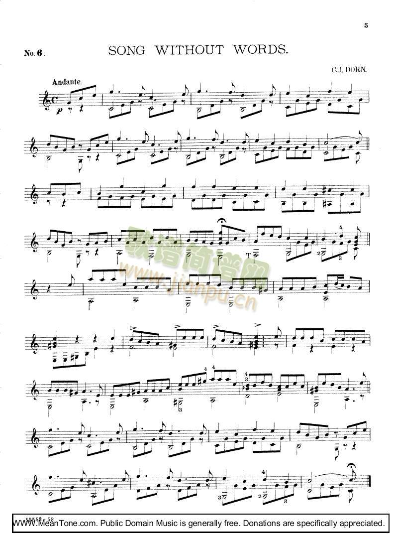 Song Without Words1
