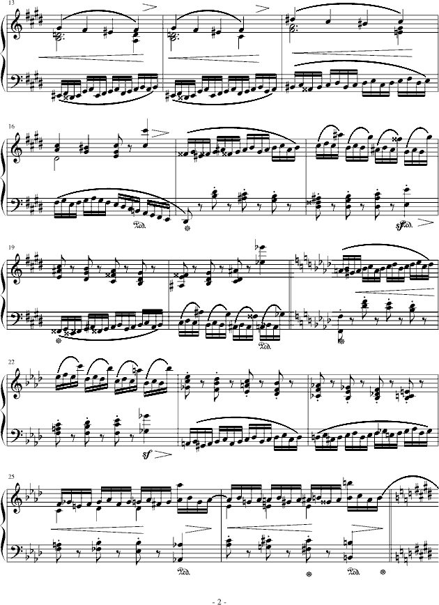练习曲Op.10 No.4(原版）2