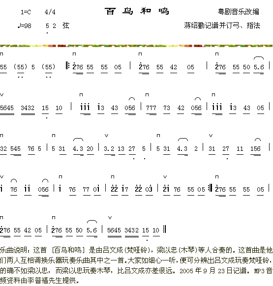 百鸟和鸣1