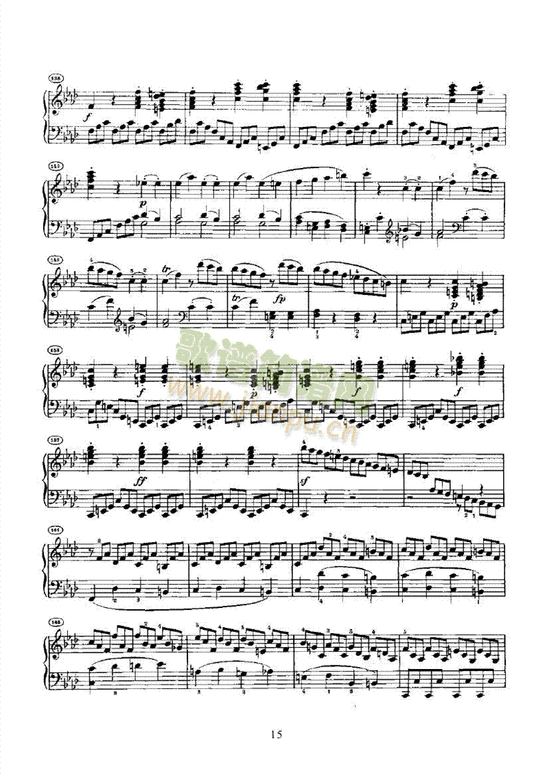 奏鸣曲(Opus2 Nr.1) 键盘类 钢琴15