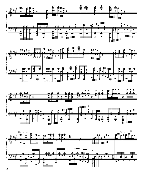 A大调叙事曲8