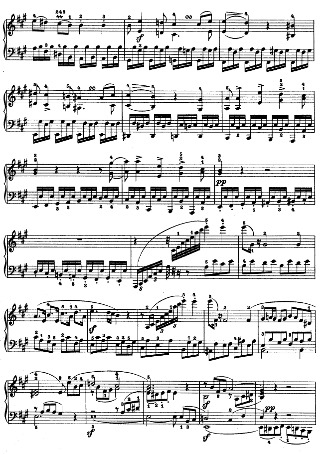 A大调第二钢琴奏鸣曲16