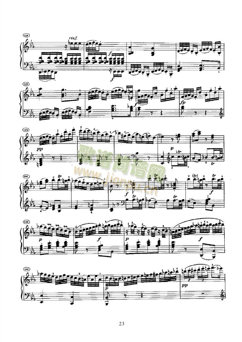 奏鸣曲(Opus7) 键盘类 钢琴23