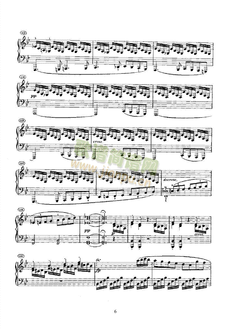奏鸣曲(Opus22) 键盘类 钢琴6