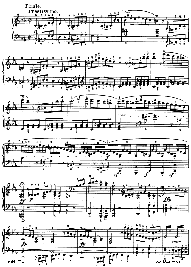 C小调第五钢琴奏鸣曲 - Op. 10―1-贝多芬11