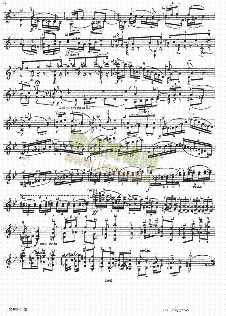 伊萨伊小提琴奏鸣曲（sonate No1）4