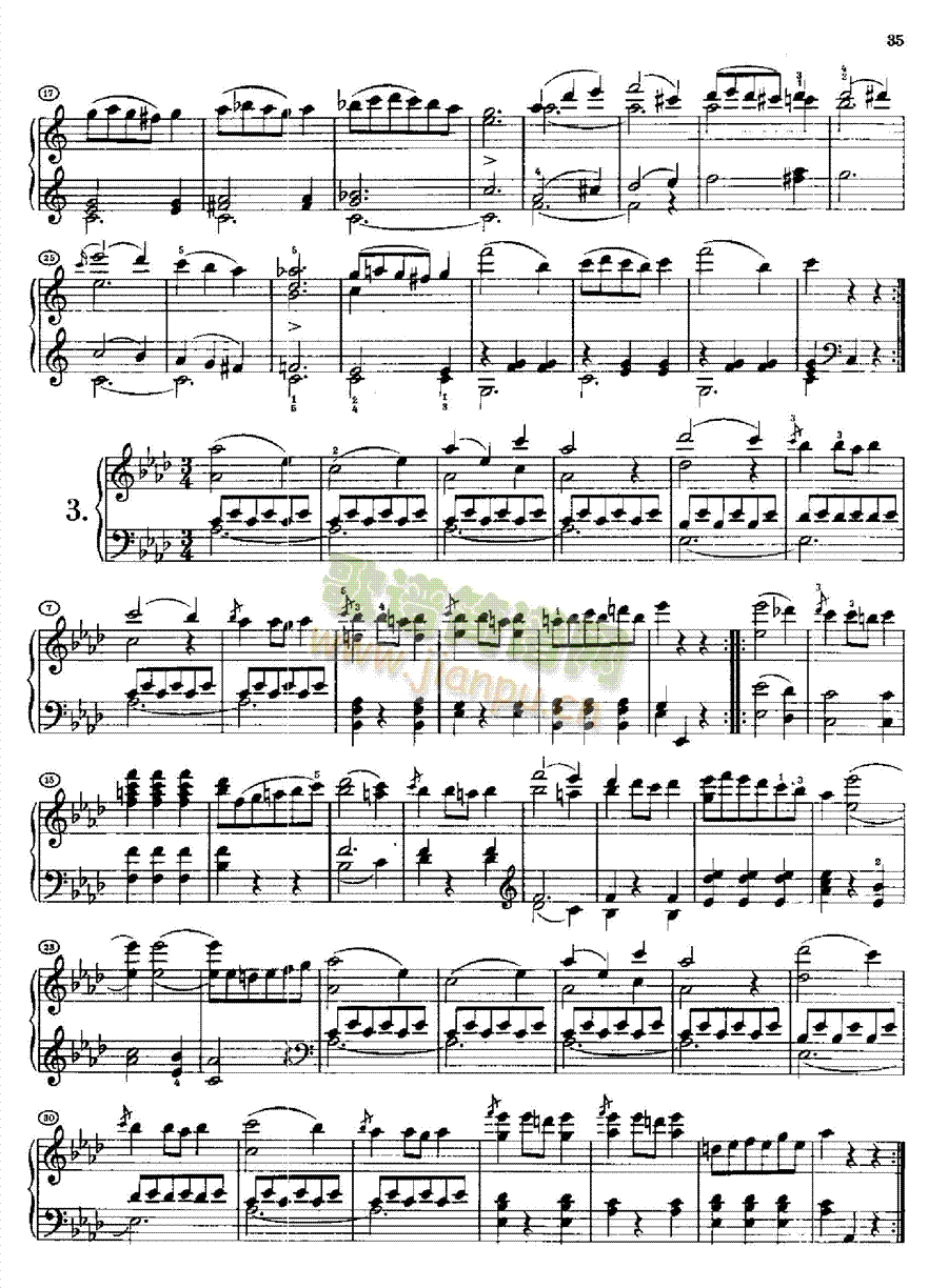 12首维也纳德意志舞曲(约1812年创作) 键盘类 钢琴2