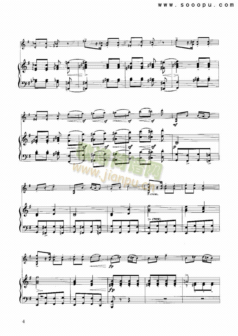 戈帕克舞曲 弦乐类 小提琴4