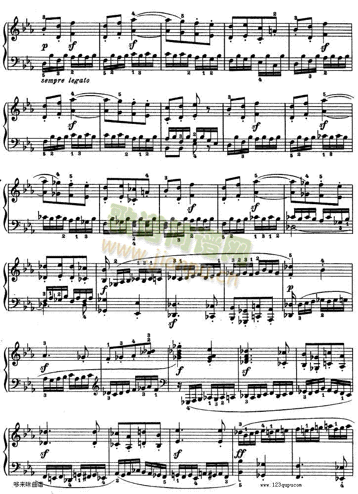 第十三钢琴奏鸣曲-（Op.27 No.1）-贝多芬11