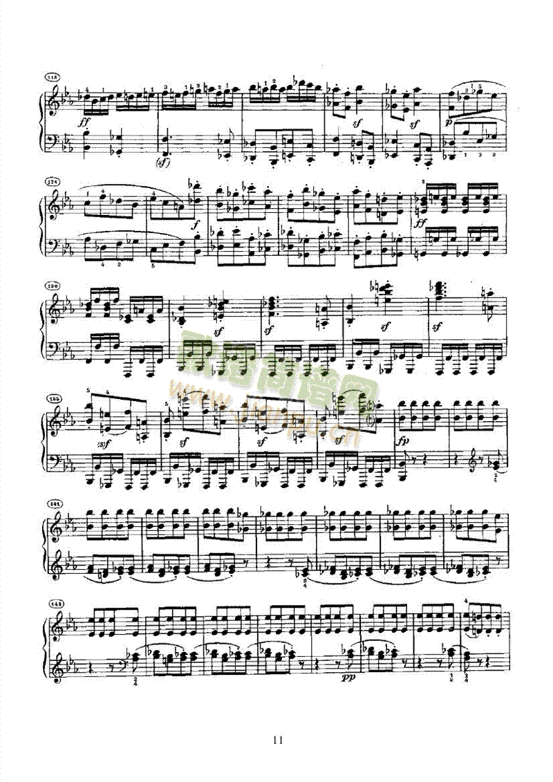 奏鸣曲(Opus27 Nr.1) 键盘类 钢琴11