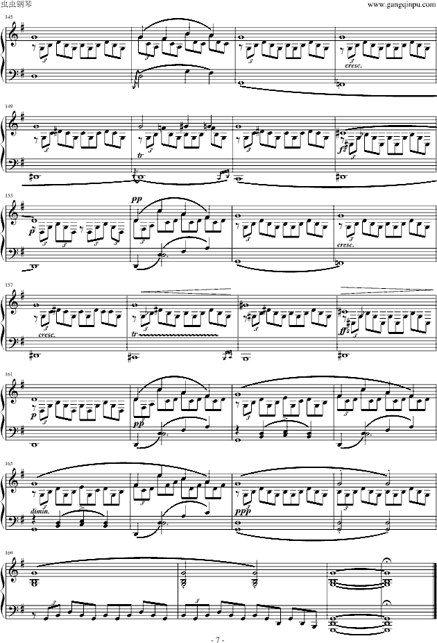 G大调即兴曲(Op.90,No.3)7