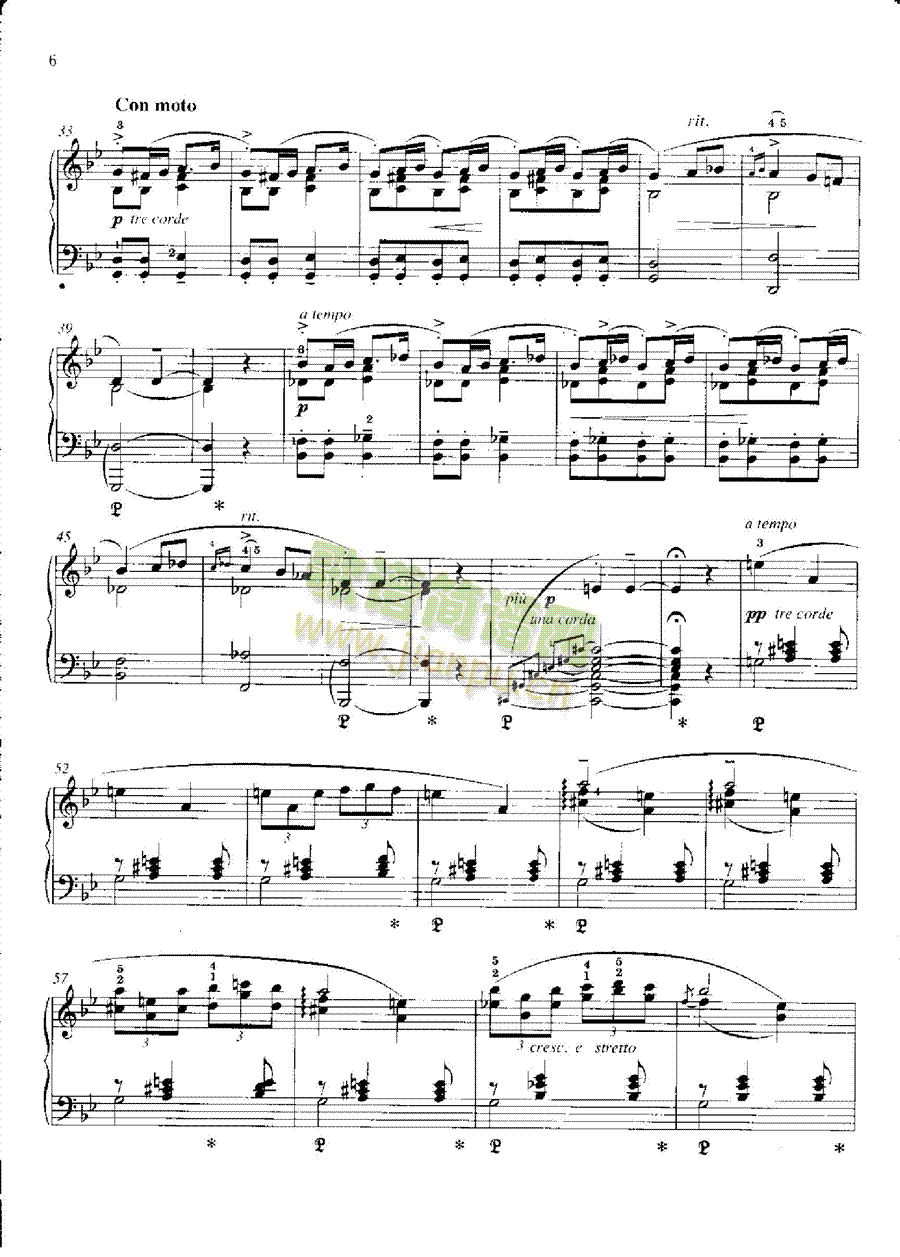 摇篮曲―格里格(作品38之1) 键盘类 钢琴2