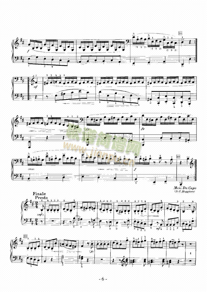 b小调奏鸣曲 键盘类 钢琴6