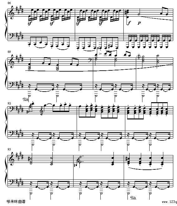月光(第三乐章)-贝多芬8