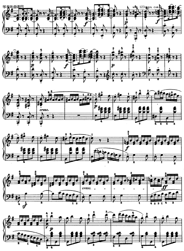 第十六钢琴奏鸣曲-（Op.31 No.1）-贝多芬6