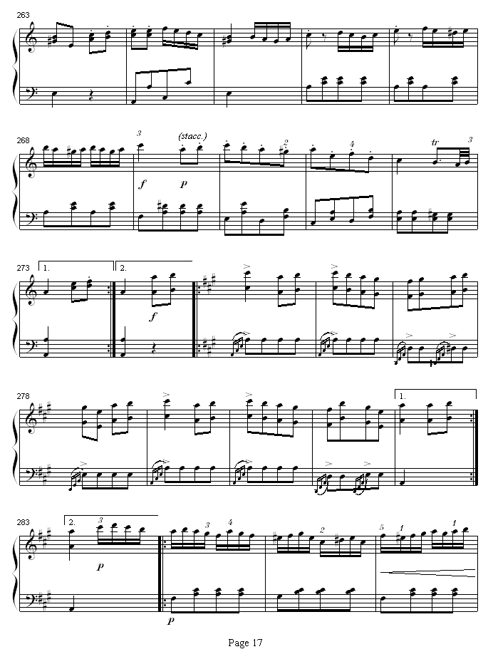 A大调钢琴奏鸣曲K331-寒风17