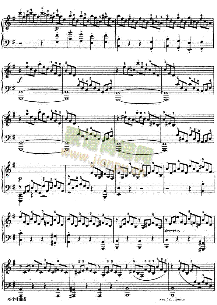 E大调第九钢琴奏鸣曲　Op. 14 No―1-贝多芬11