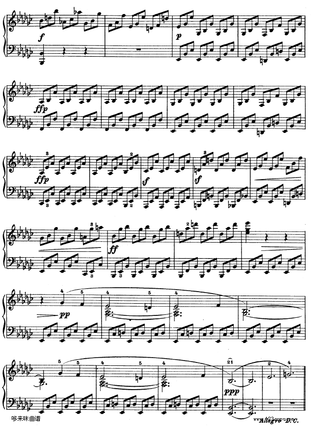 降E大调第四钢琴奏鸣曲-Op.7-贝多芬17